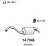 FORD 7166730 End Silencer